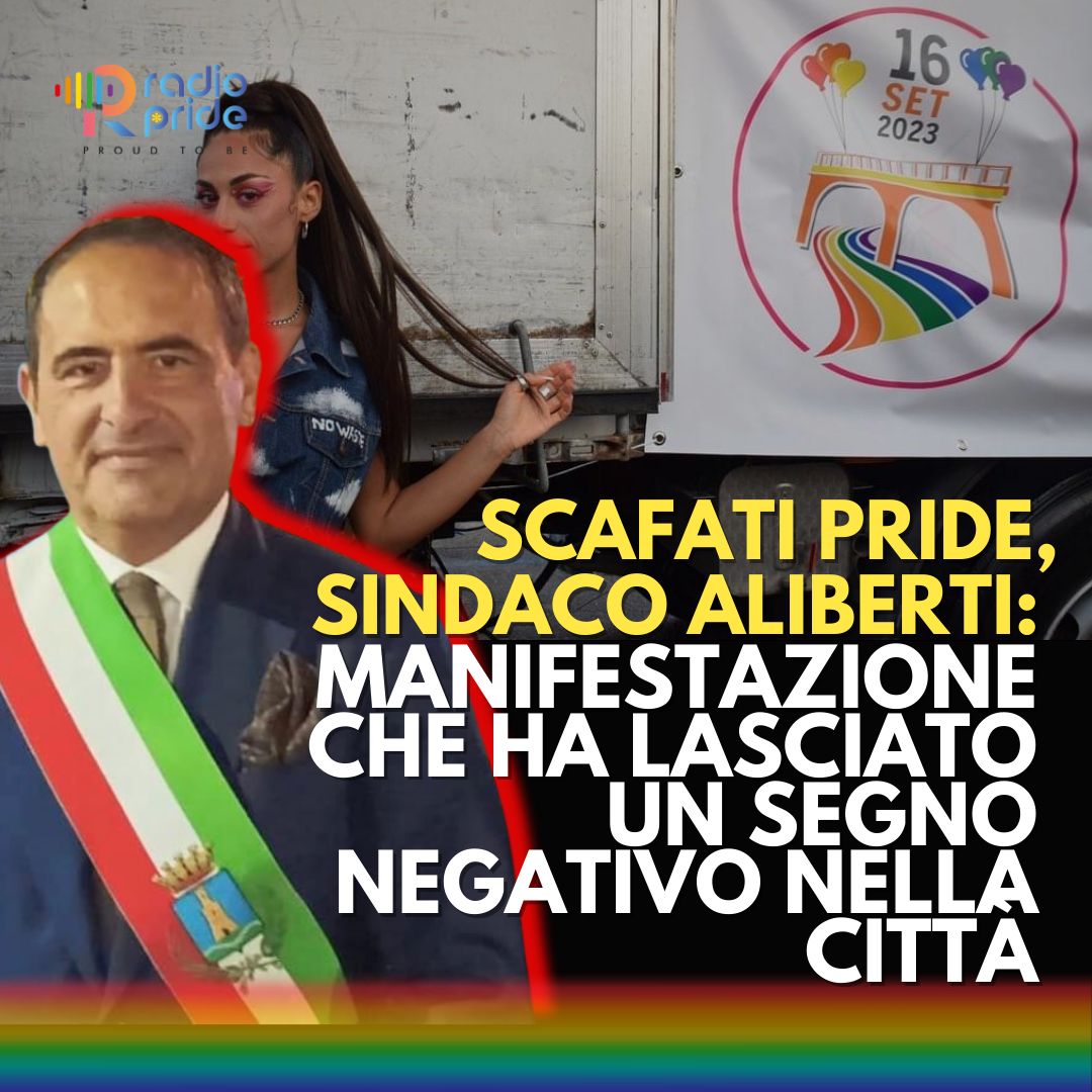 Scafati il dopo Pride del sindaco Aliberti: “I loro temi già superati dalla storia e dall’attualità. A Scafati esiste una comunità LGBT?”.