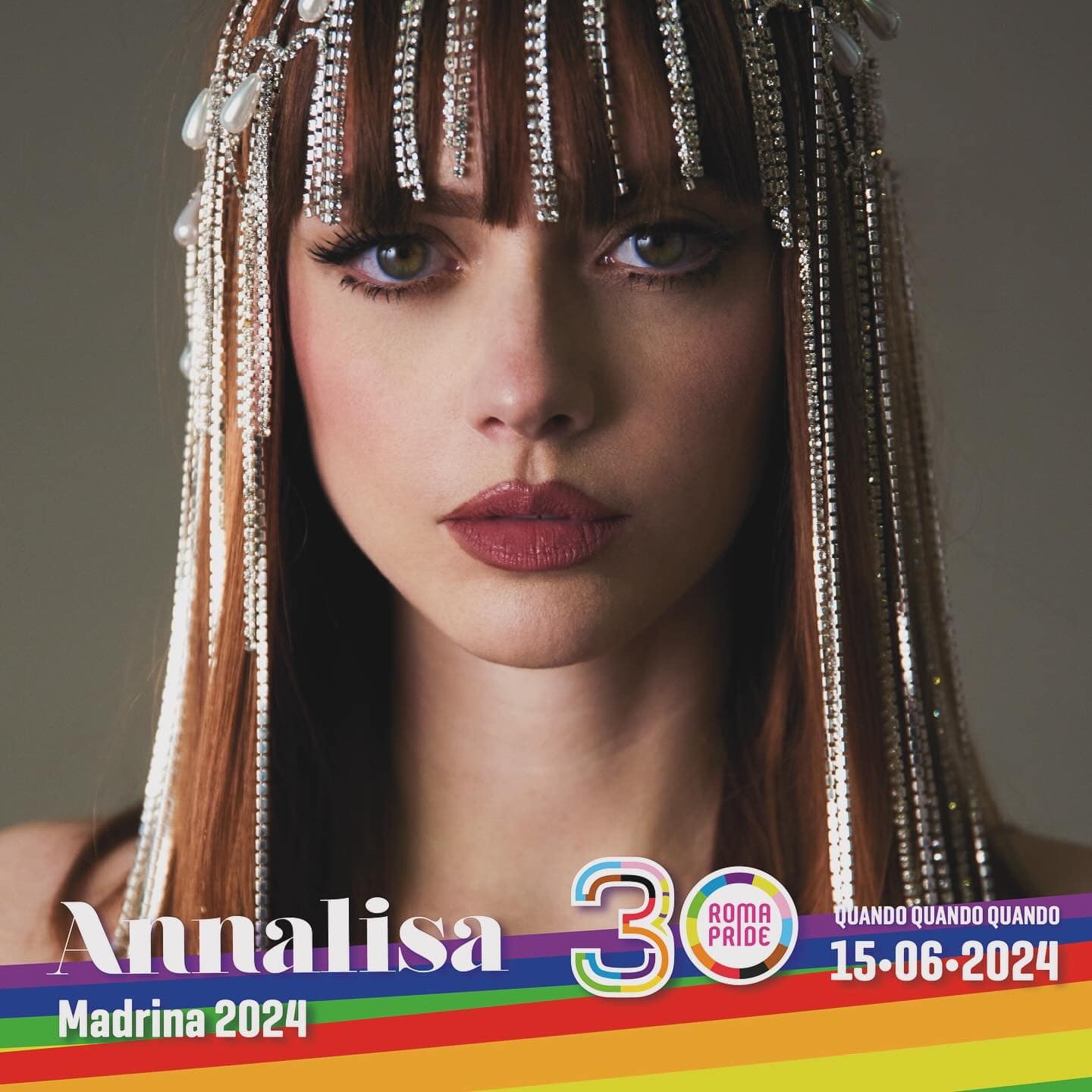 Annalisa madrina del Roma Pride 2024.