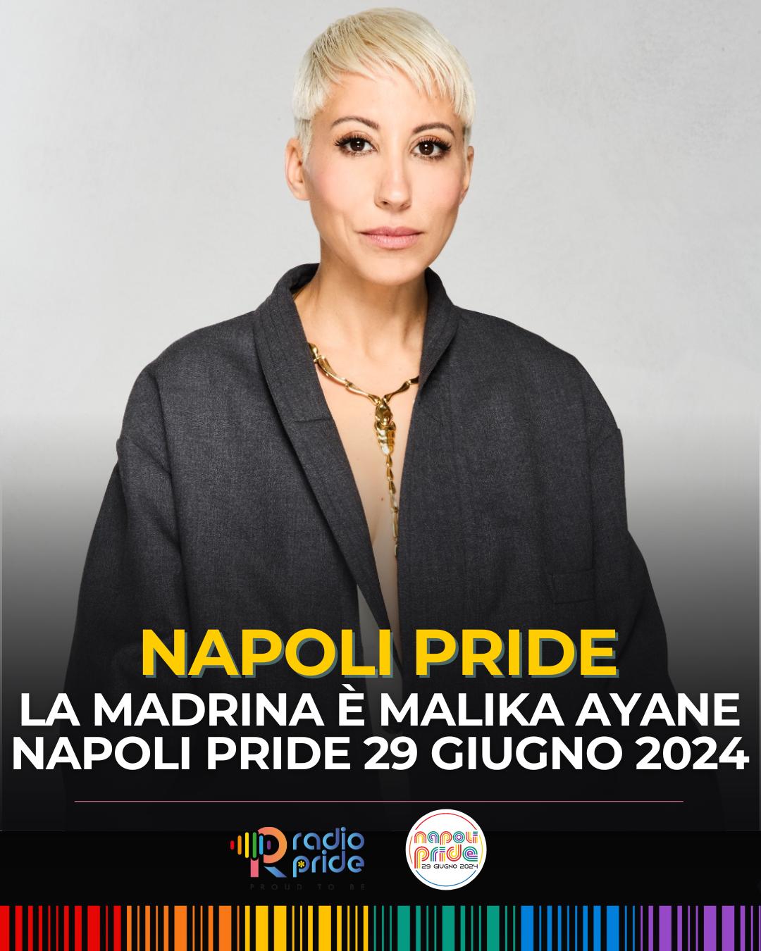 Malika Ayane madrina del Napoli Pride 2024