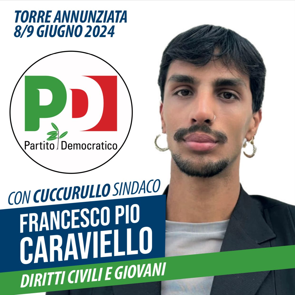 Francesco Caraviello, presidente di Discovery Queer, candidato al Consiglio Comunale di Torre Annunziata: un tema a me molto caro è quello dei diritti umani, in particolare della Lgbtq+ community