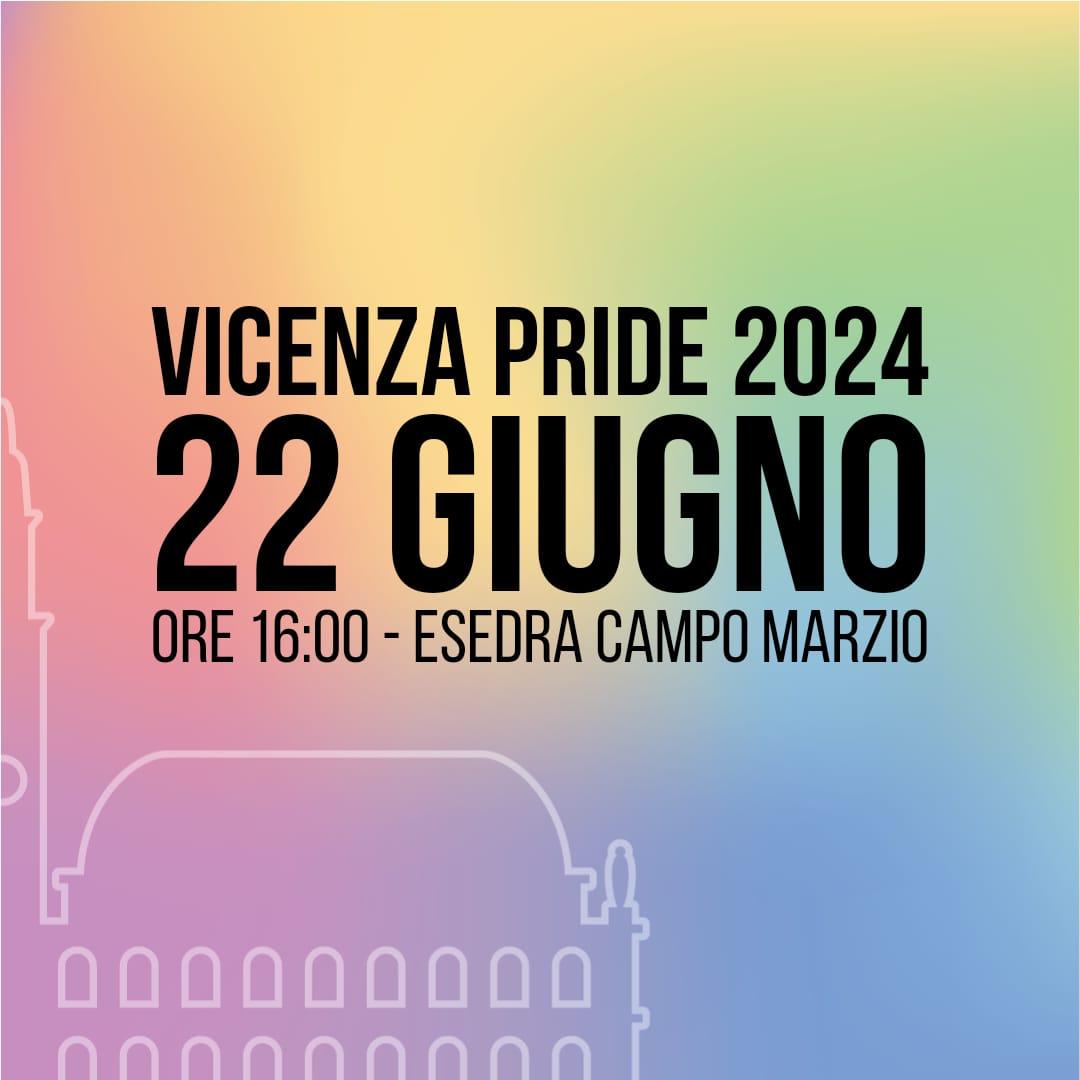 Vicenza é pronta per il ospitare il suo Pride: il 22 giugno, tutti insieme, tutti uguali, tutti diversi per le strade della Città