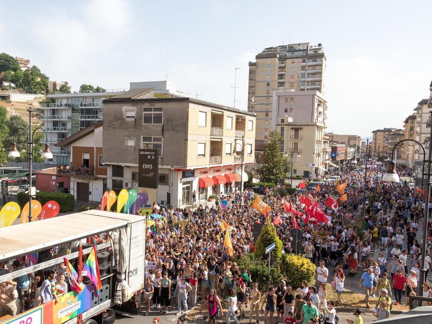 Frosinone si prepara ad accogliere il Lazio Pride: un trionfo di orgoglio e inclusività